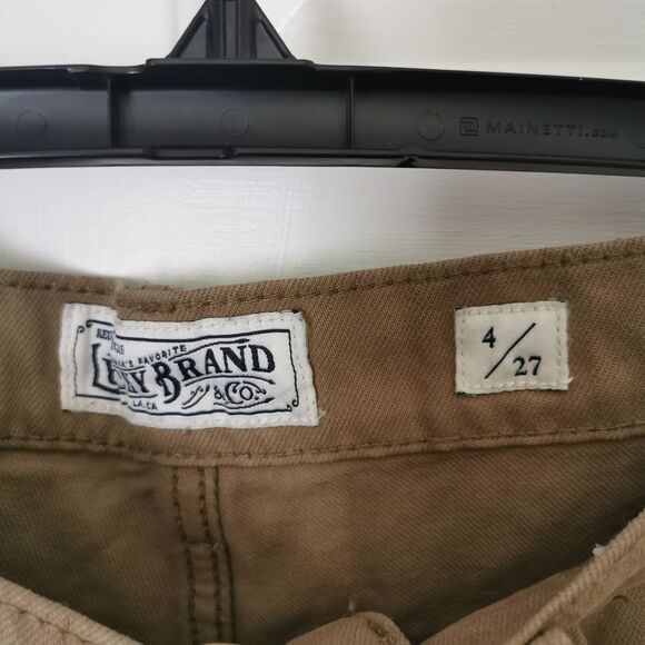 Lucky Brand high waist shorts olive green color size 4 / 27 - Picture 3 of 8